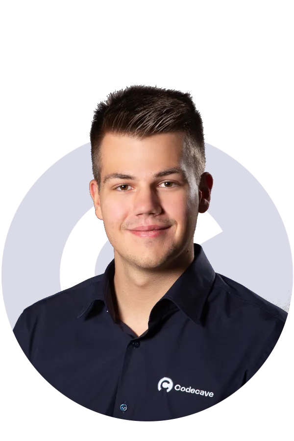 Porträtfoto von Aleksandar Jovanovic, Geschäftsführer von The CodeCave